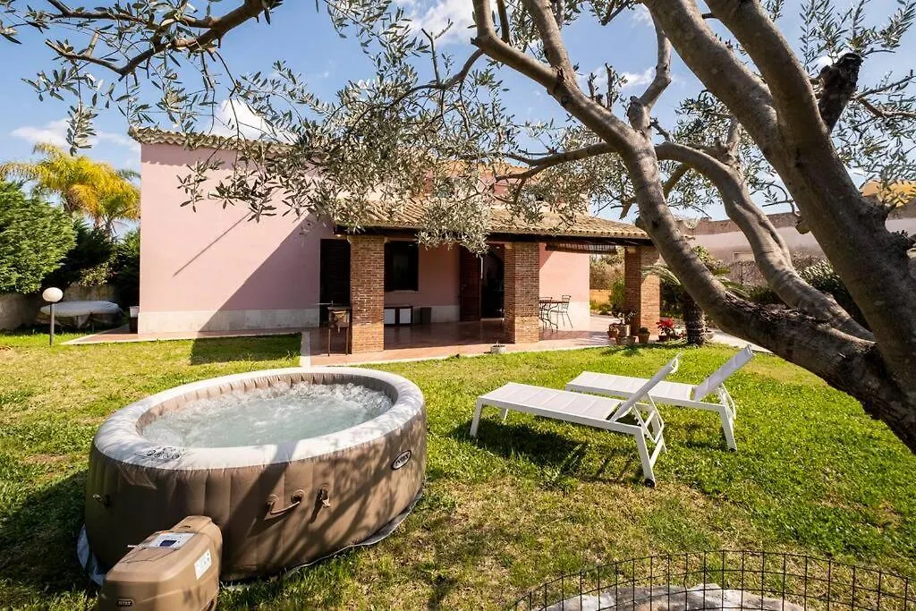 {Villa Jacuzzi Privata}Sul Mare Di Fontane Bianche